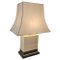 Ivory White Table Lamp attributed to Jean Claude Mahey, 1975, Image 1