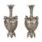 Japanische Vasen aus Silber und Emaille, 1890er, 2er Set 1