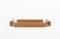 Mid-Century Serviertablett aus Holz, Acrylglas & Rattan im Stil von Christian Dior, Italien, 1970er 4