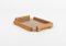 Mid-Century Serviertablett aus Holz, Acrylglas & Rattan im Stil von Christian Dior, Italien, 1970er 11