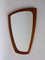 Danish Mid-Century Teak Wall Mirror, 1960s, Image 1