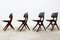 Pelican Dutch Teak Dining Chairs by Louis van Teeffelen for Wébé, 1960s, Set of 4 1