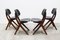 Pelican Dutch Teak Dining Chairs by Louis van Teeffelen for Wébé, 1960s, Set of 4 8