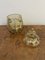 Antique Bohemian Glass Punch Bowl Set, 1900, Set of 12 13
