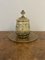 Antique Bohemian Glass Punch Bowl Set, 1900, Set of 12 6