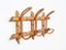 Mid-Century Garderobe aus Korbgeflecht & Bambus, 1960er 6
