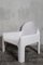 Weiße Modell 4794 Sessel von Gae Aulenti für Kartell, 1974, 2er Set 3