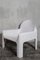 White Model 4794 Lounge Chairs by Gae Aulenti for Kartell, 1974, Set of 2 3