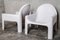 Weiße Modell 4794 Sessel von Gae Aulenti für Kartell, 1974, 2er Set 5