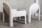 White Model 4794 Lounge Chairs by Gae Aulenti for Kartell, 1974, Set of 2, Image 11