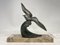 Escultura de gaviota en Cresta Dellonda de bronce, años 20, Imagen 1