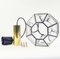 Large Mid-Century Octagonal Glass Ceiling Light from Limburg, 1960s, Image 8