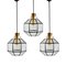 Large Mid-Century Octagonal Glass Ceiling Light from Limburg, 1960s, Image 1