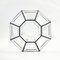 Large Mid-Century Octagonal Glass Ceiling Light from Limburg, 1960s, Image 9