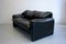 Black Two-Seater Leather Sofa Maralunga by Vico Magistretti for Cassina, 1970s 4