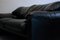 Black Two-Seater Leather Sofa Maralunga by Vico Magistretti for Cassina, 1970s 11