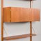Mueble de pared danés Mid-Century de teca, años 60, Imagen 17