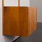 Mueble de pared danés Mid-Century de teca, años 60, Imagen 12