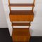 Mueble de pared danés Mid-Century de teca, años 60, Imagen 7