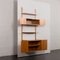 Mueble de pared danés Mid-Century de teca, años 60, Imagen 5