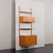 Mueble de pared danés Mid-Century de teca, años 60, Imagen 6