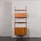 Mueble de pared danés Mid-Century de teca, años 60, Imagen 3