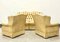 Zwei-Sitzer Ledersofa & Sessel im Chesterfield Stil, 1980er, 3er Set 5