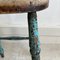 19th Century Painted Elm Stool, 1890s, Image 5