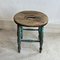 19th Century Painted Elm Stool, 1890s, Image 7
