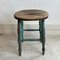 19th Century Painted Elm Stool, 1890s, Image 8