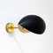 Vintage Wandlampe aus Messing & Aluminium, 1950er 2
