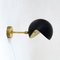 Vintage Wandlampe aus Messing & Aluminium, 1950er 3