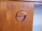 Beleuchtetes Teak Highboard, 1960er 16