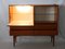 Beleuchtetes Teak Highboard, 1960er 12