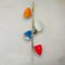 Italienische Vintage Wandlampen aus Messing, 2er Set 2