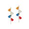 Italienische Vintage Wandlampen aus Messing, 2er Set 1