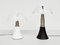 Large Floor Lamps Mod. Pipistrello by Gae Aulenti for Martinelli Luce, Italy, 1965, Set of 2 3