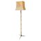 Mid-Century Italian Modern Ceramic and Brass Floor Lamp, 1950s 1