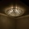 Gold Textured Wave Glass Flush Mount from Kaiser Leuchten, 1970s 14