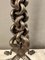 Brutalist Chain Link Wrought Iron Table Lamp, 1970 5