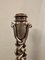 Brutalist Chain Link Wrought Iron Table Lamp, 1970 2