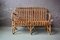 Vintage Rattan Bench 2