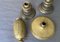 Antique Japanese Inlaid Brass Usubata Vases from Ikebana Flowers, 1860, Set of 2 4