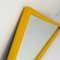 Specchio con cornice a triangolo giallo di Anna Castelli Ferrieri per Kartell, anni '80, Immagine 3