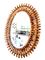 Italian Oval Bamboo Mirror, 1960s 4