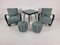 H 269 Sessel, Tisch und Poufs von Jindřich Halabala für UP Zavody, 1940er, 5er Set 1