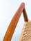 Poltrona nr. 56 in teak e corda di Niels Otto Møller per JL Møllers, anni '60, Immagine 23