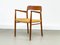 Poltrona nr. 56 in teak e corda di Niels Otto Møller per JL Møllers, anni '60, Immagine 19
