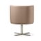Spritz Swivel Beige Leather Dining Armchair by Lorenza Bozzoli 4