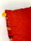 Housse de Coussin Vintage en Tissu Rouge 7